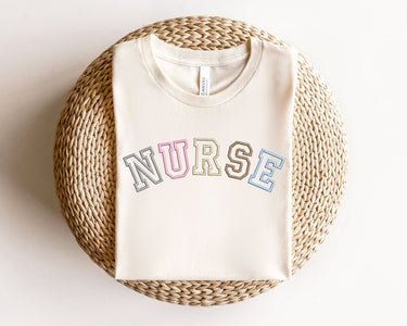 Embroidered Nurse Sweatshirt, Embroidered Nursing Shirt, Embroidered Registered Nurse Shirt, Nursing Hoodie, Nursing School Shirt, Nursing